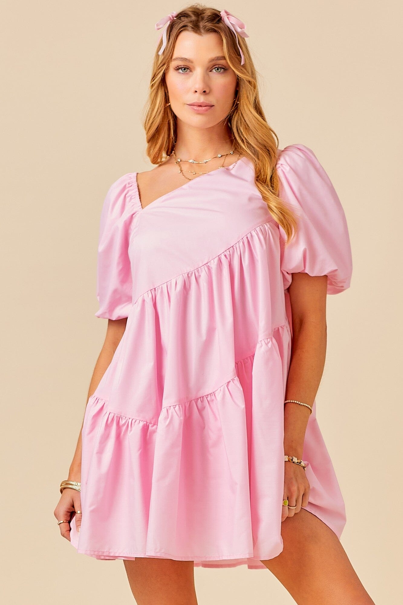 Asymmetric Neckline Dress day + moon 