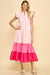 Baby Pink Colorblock Maxi Pinch 