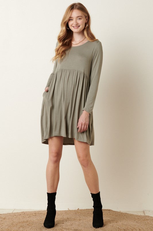 Babydoll Knit Dress Mittoshop 