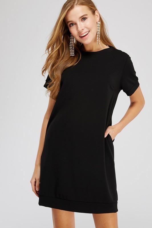 Banded Sleeve Dress 2 hearts 