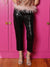 Black Sequin Cigarette Pants why dress 