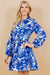 Blue Floral LS Sunday Dress Sundayup 