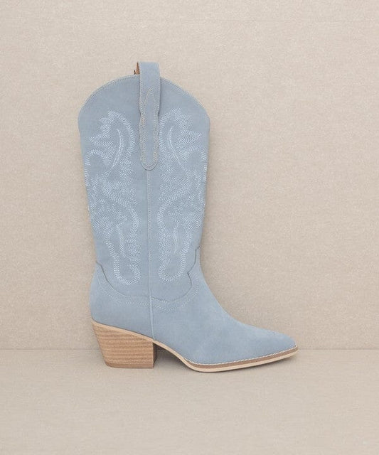 Blue Suede Amaya Boots KKE Originals 