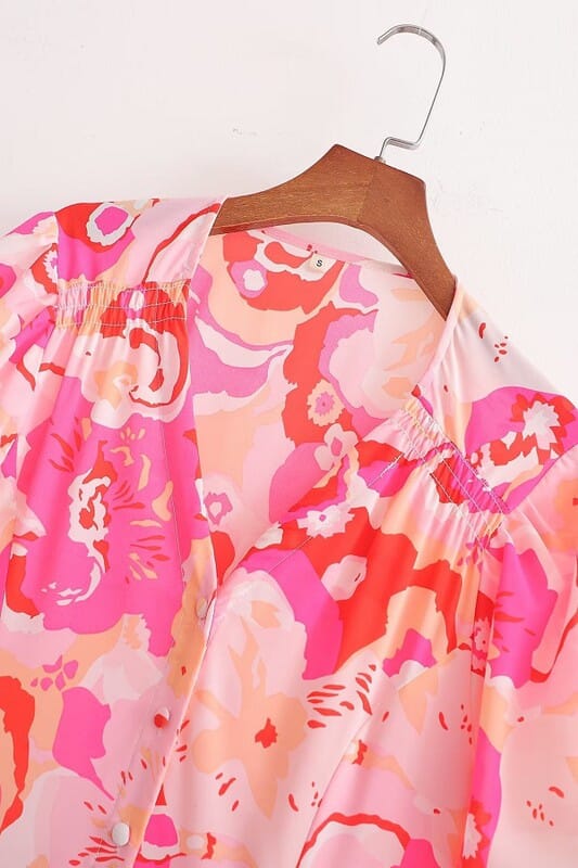 Blush and Bashful Floral Dress Sundayup 