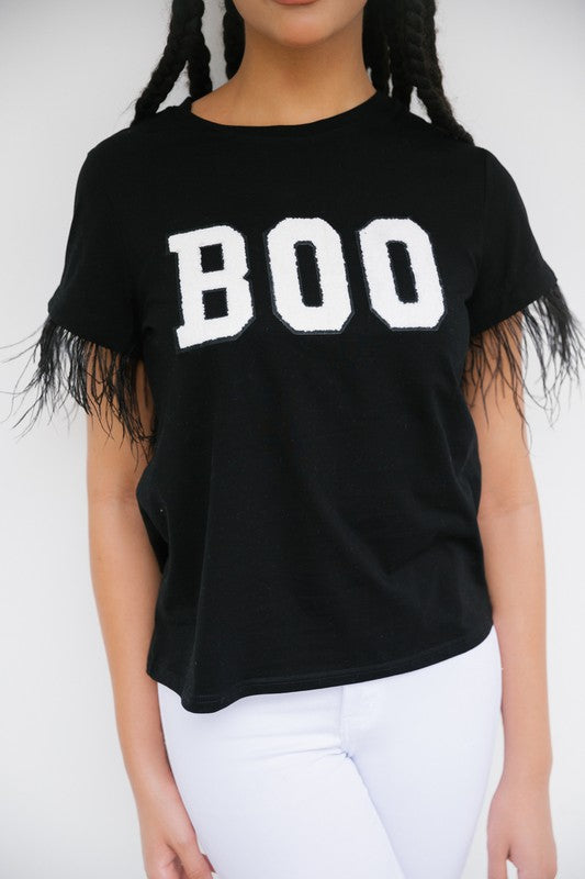 Boo Feather Top Judith March 