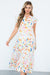 Bright Abstract Tiered Dress thml 