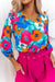 Bright Floral Top Shewin 
