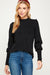 Brushed Knit Ribbed Sweater 2 hearts 