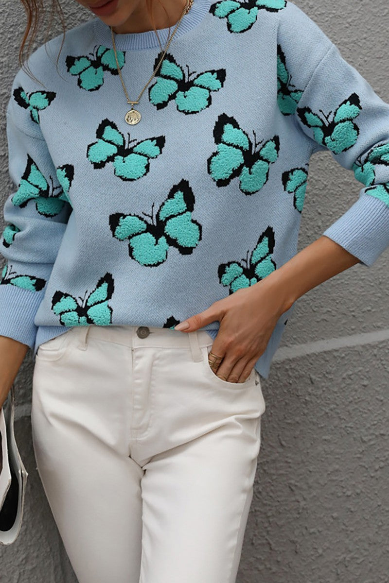 Butterfly Knit Sweater cezele 