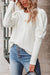 Cable Puff Sleeve Sweater Kentce 