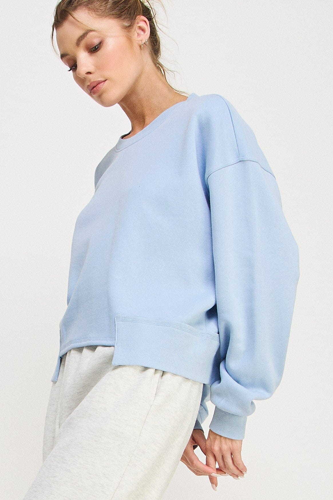 Camden Uneven Sweatshirt freezia 