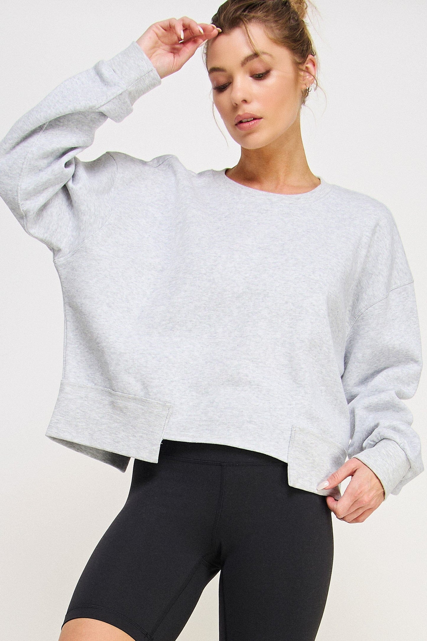 Camden Uneven Sweatshirt freezia 