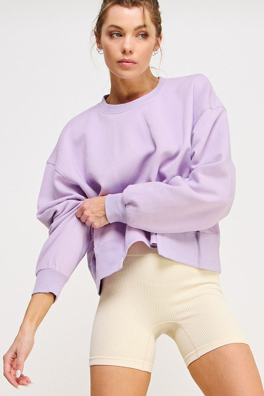 Camden Uneven Sweatshirt freezia 