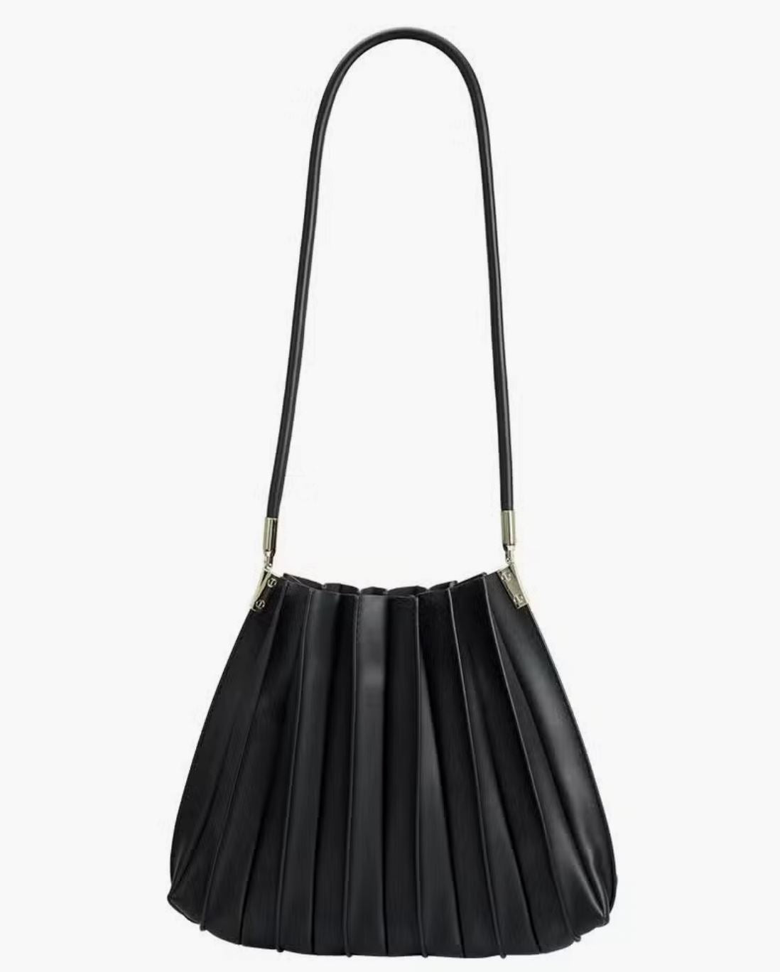 Carrie Black Vegan Shoulder Bag melie bianco 