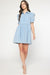 Chambray Puff Sleeve Dress entro 