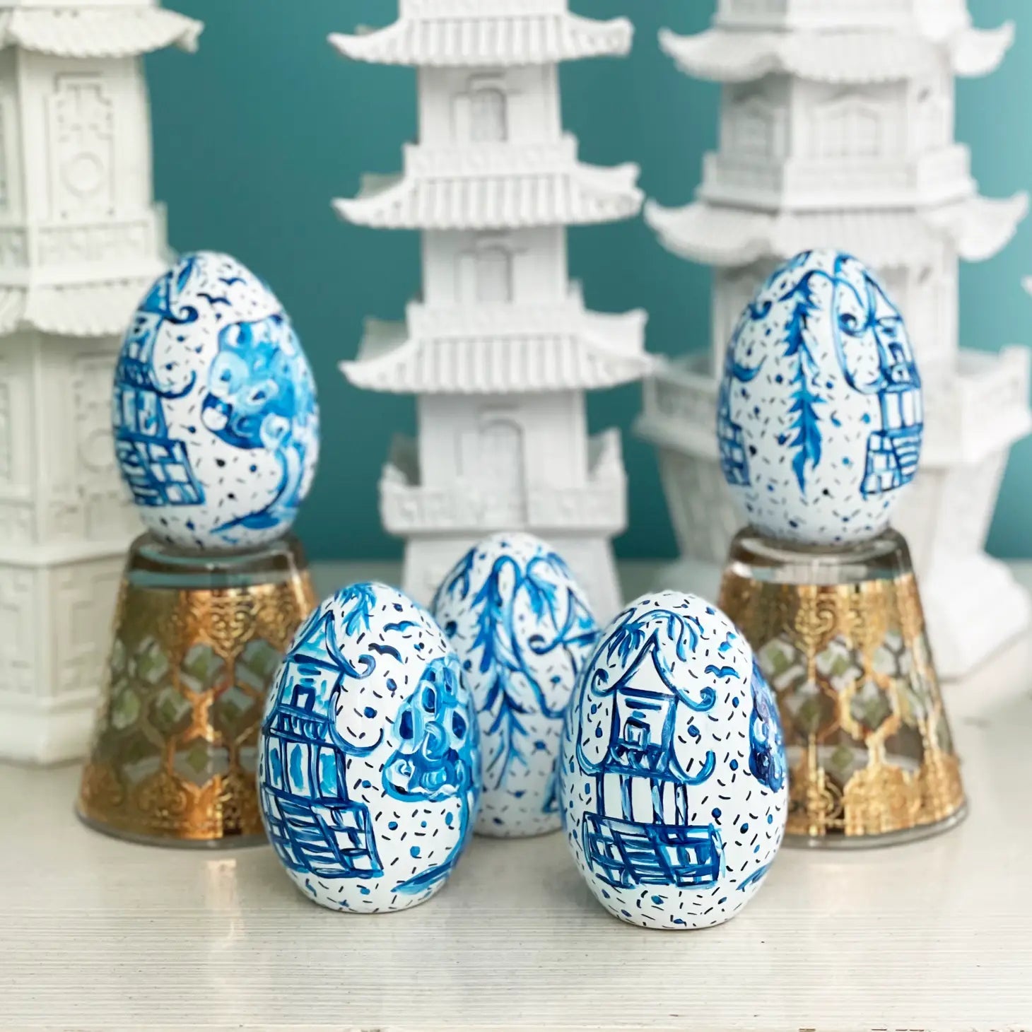 Chinoiserie Easter Egg JOSIL Paperie 