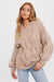 Chunky Cable Hoodie Bluivy 