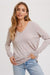 Classic Essential V-Neck Top Bluivy 