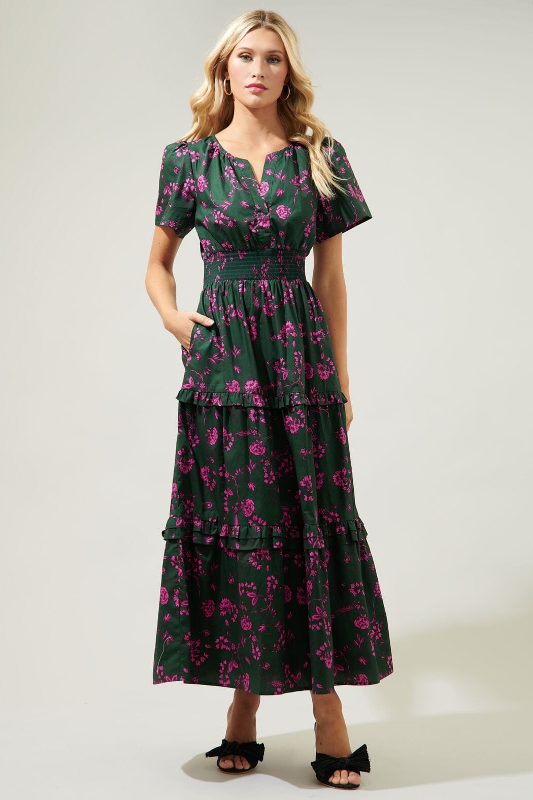 Close to You Split Neck Maxi Sugarlips 