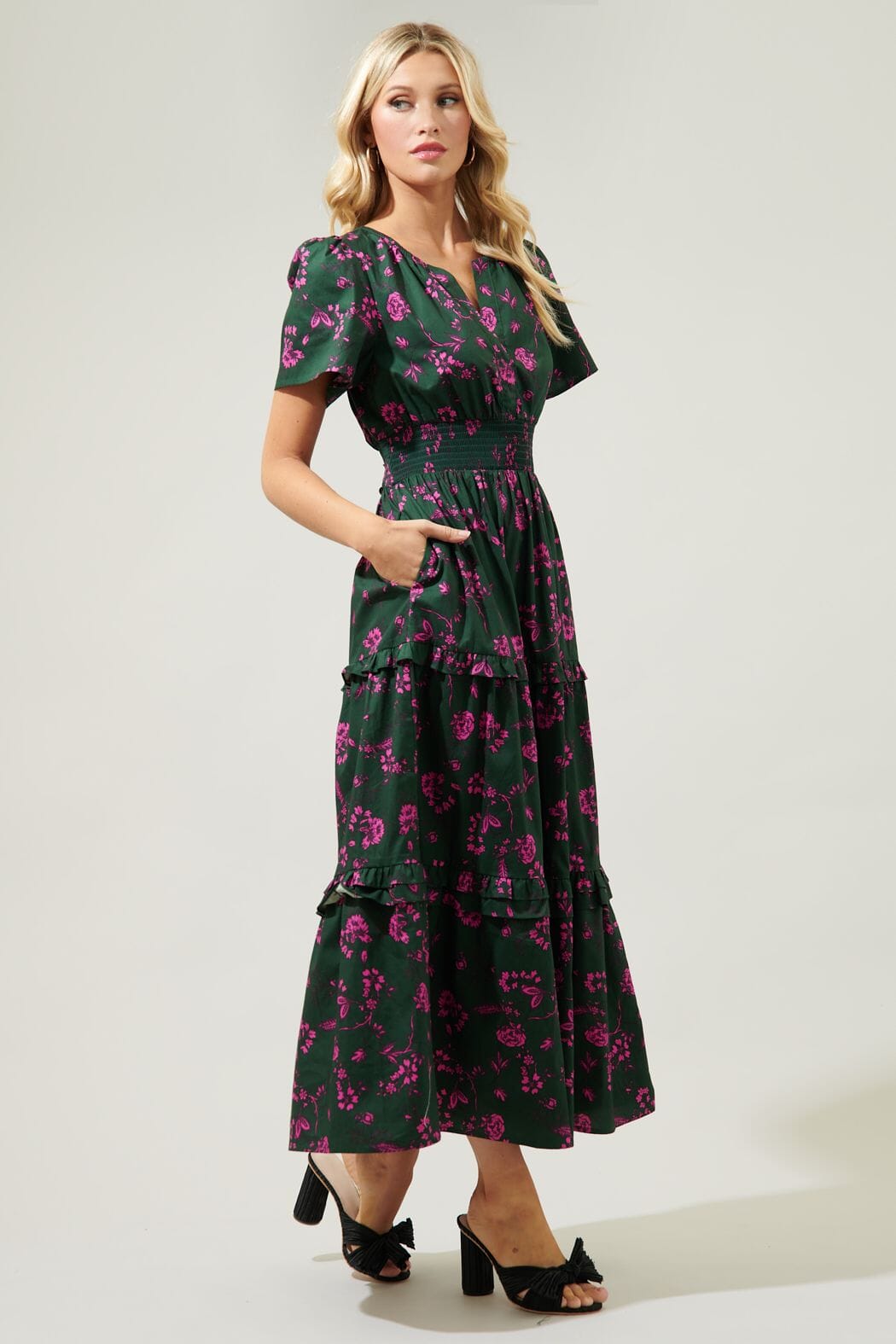 Close to You Split Neck Maxi Sugarlips 