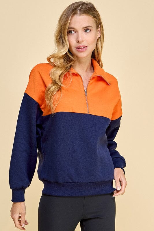 Collegiate Colorblock Sweatshirt TCEC 