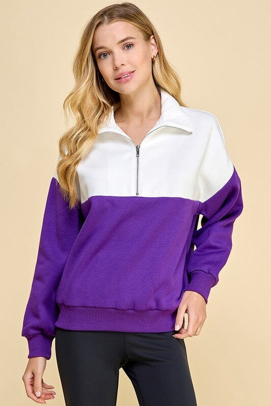 Collegiate Colorblock Sweatshirt TCEC 