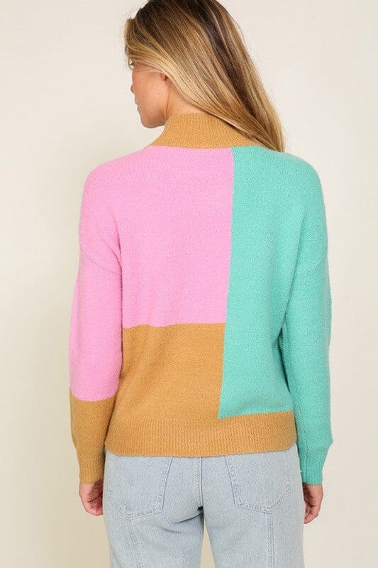 Colorblock Crewneck Sweater Youmi 