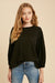 Contrast Puff Sleeve Top In Loom 