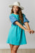 Cotton Jersey Dress w/ Sequin Sleeve- Ships Mid June fantastic fawn 