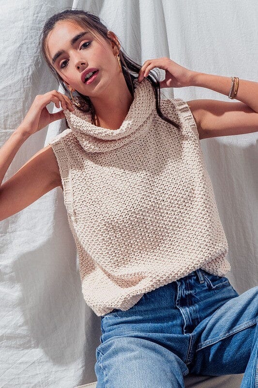 Cowl Crochet Top heyday 