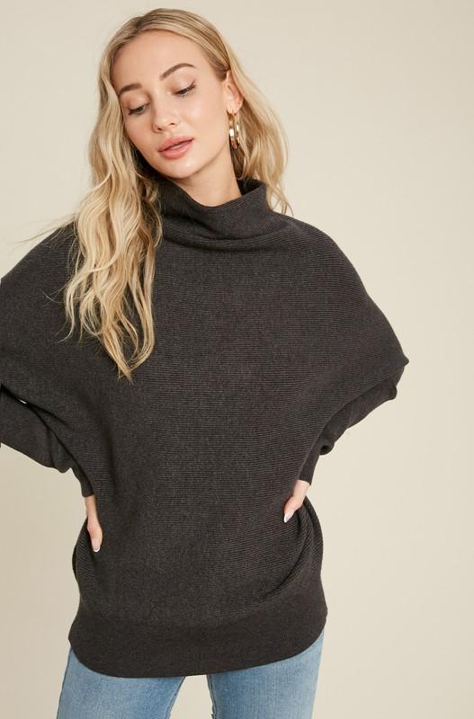 Cowl Neck Sweater tops Bluivy 