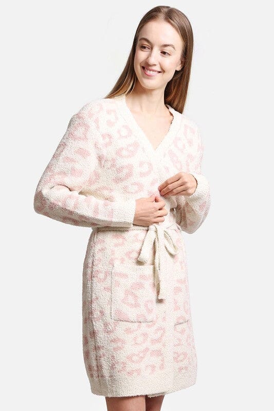 Cozy Leopard Robe Fashion City 