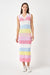 Crochet Striped Midi English Factory 