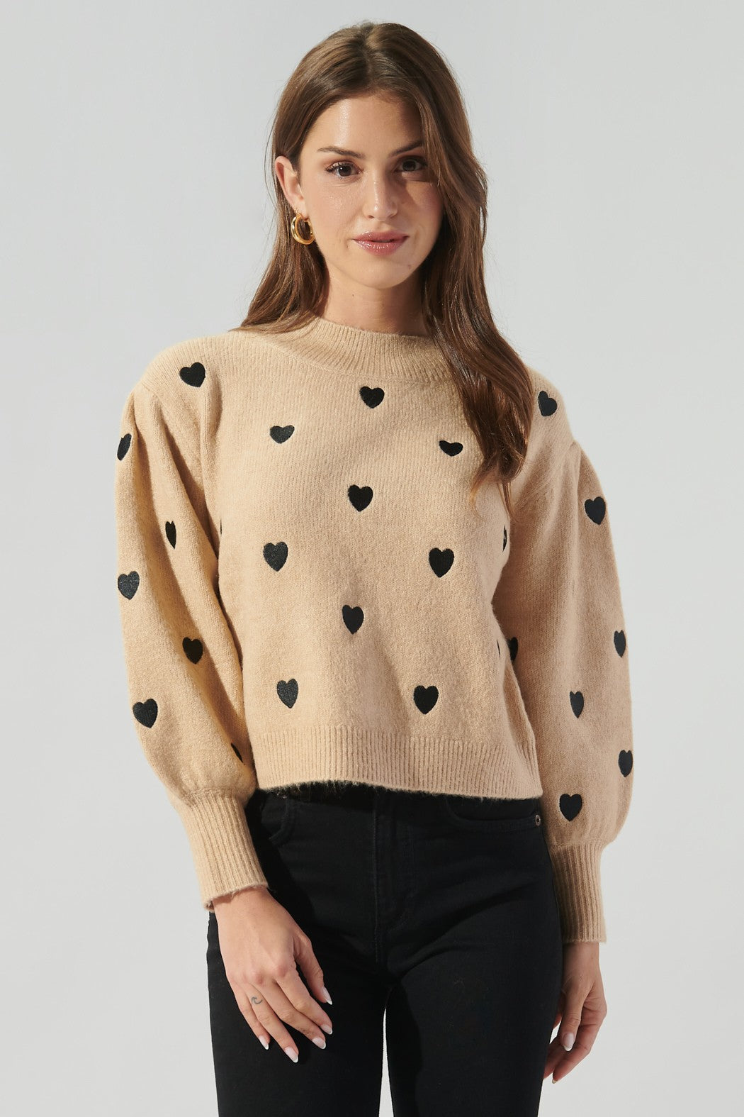 Cross My Heart Embroidered Sweater Sugarlips 