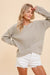 Crossover Sweater Hem & Thread small Blush 