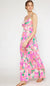 Cut Out Front Floral Midi entro 