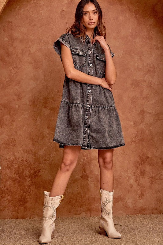 Denim Dress andree by unit 