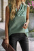 Dotted Cowl Neck Sleeveless Top supreme fashion 