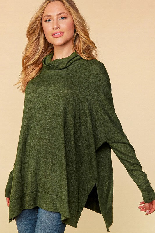 Dreamblend Cowl Neck Tunic Haptics 