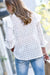 Embroidered ruffle shoulder blouse SNAP-Something New And Pretty 