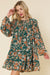 Fall Floral Babydoll Dress FSL Apparel 