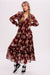 Fall Floral Tie Front Maxi listicle 