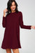 Fall Solid Swing Dress 2 hearts 