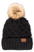 Faux Fur Pom Pom Hat hana 