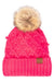 Faux Fur Pom Pom Hat hana 