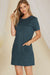 Faux Suede Front Pocket Dress she + sky 