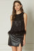 Feather Sequin Tank entro 