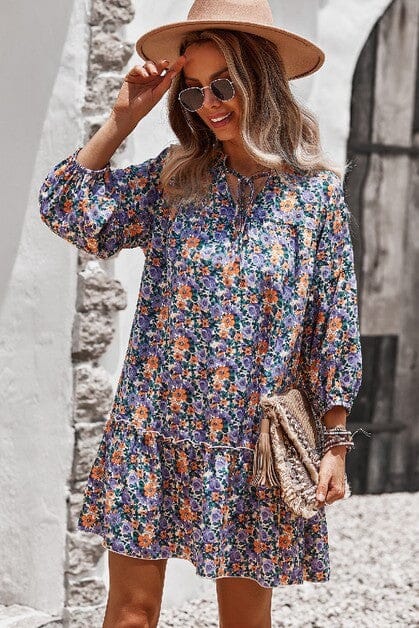 Floral Dropwaist Dress supreme fashion 