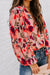 Floral Pleated Balloon Sleeve Blouse Kentce 