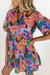 Floral Puff Sleeve Dress Shewin 